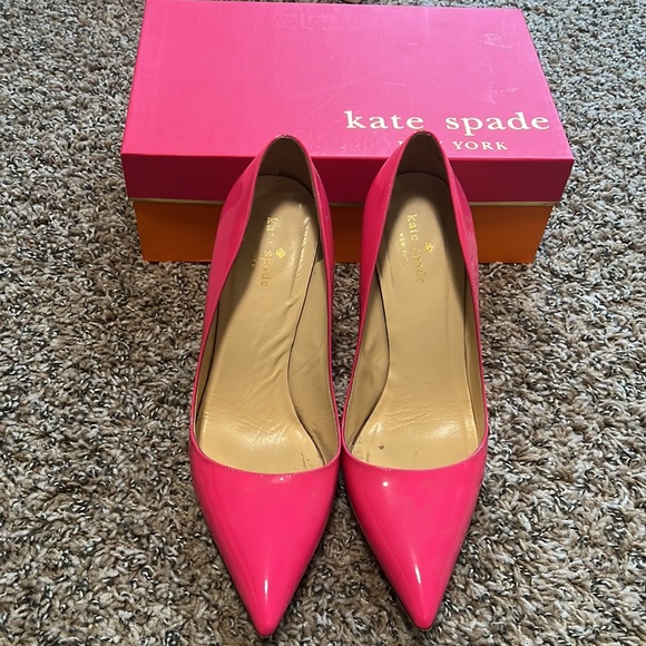 kate spade Shoes - Kate Spade Licorice Pump Hot Pink
